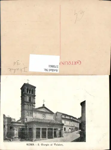 570861,Rom Roma S. Giorgio al Velabro Kirche Italy