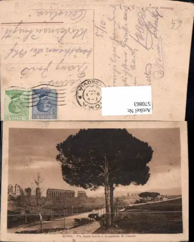 570863,Rom Roma Via Appia nuova e Acquedotto di Claudio Straße Italy