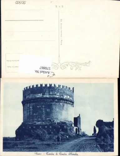 570867,Italy Roma Rom Tomba di Cecilia Metella Grab Turm Mausoleum