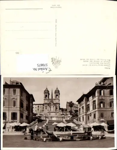 570875,Italy Roma Rom Chiesa della Trinita dei Monti Kirche