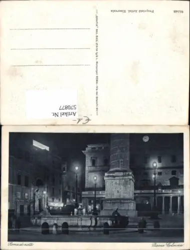 570877,Italy Roma Rom b. Nacht Piazza Colonna