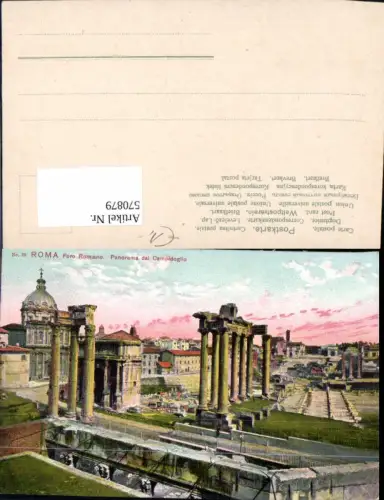 570879,Italy Roma Rom Foro Romano Panorama dal Campidoglio Tempel Ruine