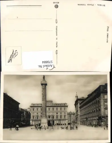570884,Italy Roma Rom Piazza Colonna Statue