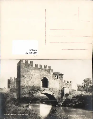 570891,Italy Roma Rom Ponte Nomentano Brücke pub Ernesto Richter 113