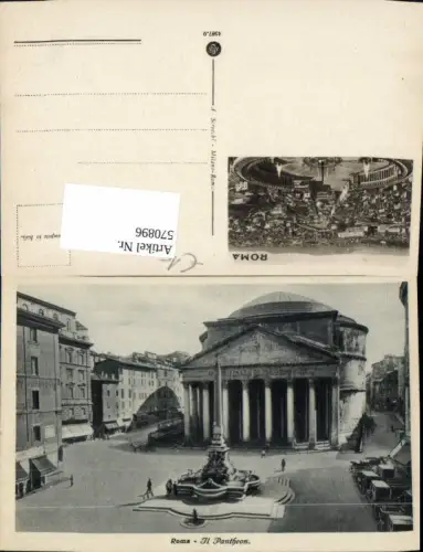 570896,Italy Roma Rom Il Pantheon Brunnen