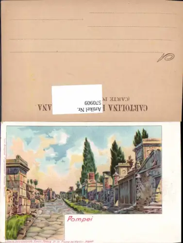 570909,Künstler Ak Italy Pompei Antike