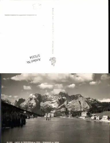 575334,Lago di Misurina Sorapis Cortina Ampezzo