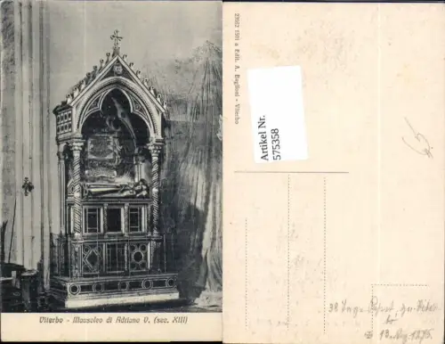575358,Viterbo Mausoleum Mausoleo Adriano V.