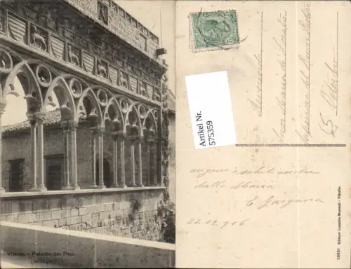 575359,Viterbo Palazzo die Papi