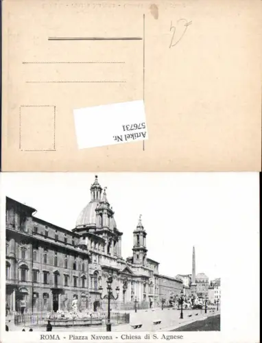 576731,Roma Rom Piazza Navona San Agnese