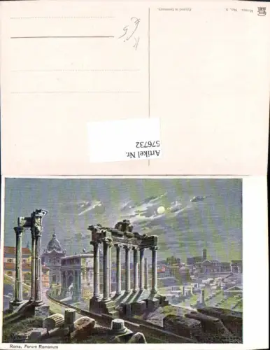 576732,Künstler AK F. Perlberg Rom Roma Forum romanum