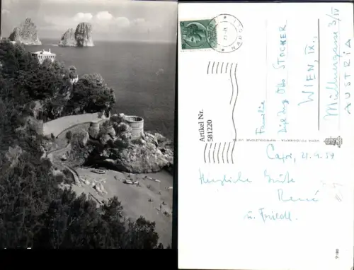 581220,Capri Torre Saracena Strand Italy
