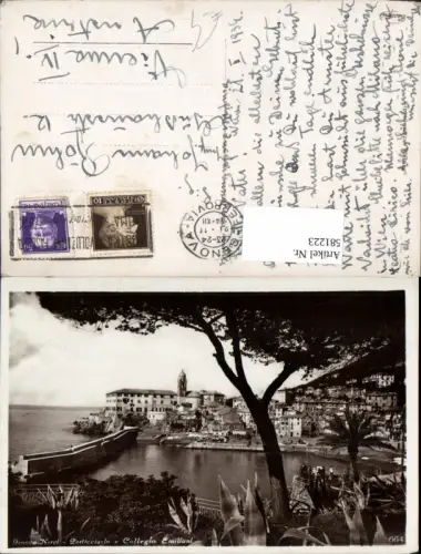 581223,Genova Genua Nervi Porticciuolo e Collegio Emiliani Italy