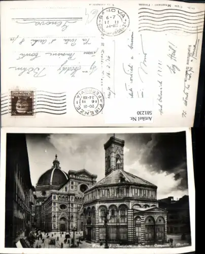 581230,Firenze Florenz Battistero Duomo Campanile di Giotto Italy