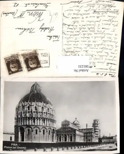 581231,Pisa Piazza del Duomo Schiefe Turm Italy