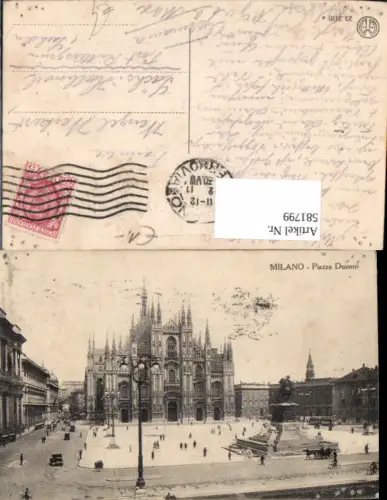 581799,Italy Milano Mailand Piazza Duomo Dom