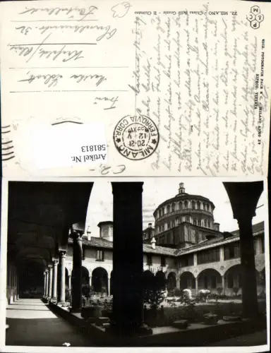 581813,Italy Milano Mailand Chiesa delle Grazie Il Chiostro Kirche Kreuzgang