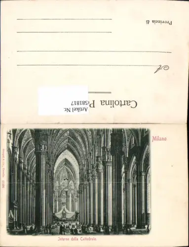 581817,Italy Milano Mailand Interno della Cattedrale Kathedrale Innenansicht