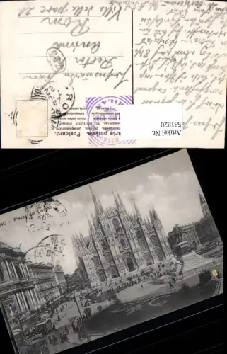 581820,Italy Milano Mailand Piazza del Duomo Dom