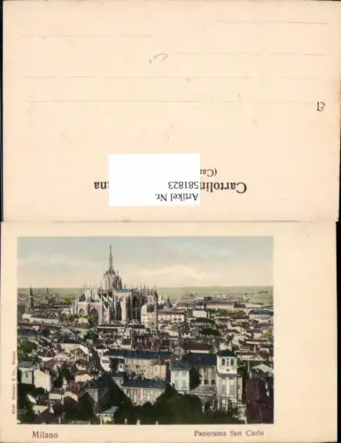 581823,Italy Milano Mailand Panorama San Carlo