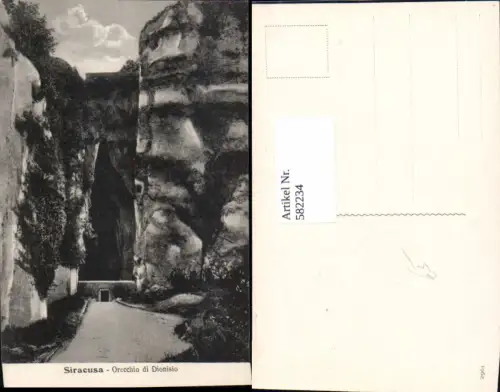 582234,Siracusa Syrakus Italy Orecchio di Dionisio