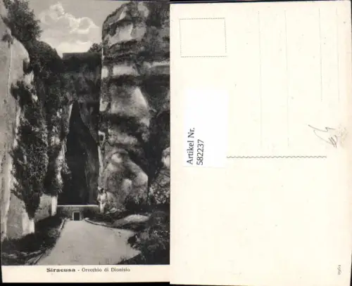 582237,Siracusa Syrakus Italy Orecchio di Dionisio