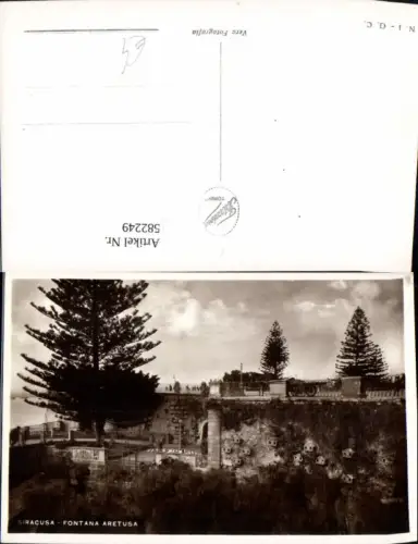 582249,Foto Ak Siracusa Syrakus Italy Fontana Aretusa
