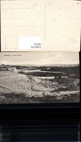 582252,Siracusa Syrakus Italy Teatro Greco Griechisches Theater Ruine