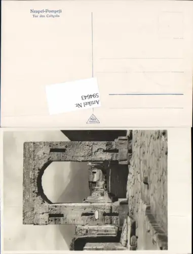 594643,Neapel Napoli Pompeji Caligula