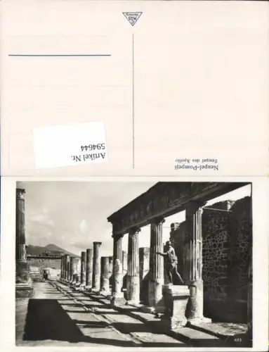594644,Neapel Napoli Pompeji Tempel des Apollo