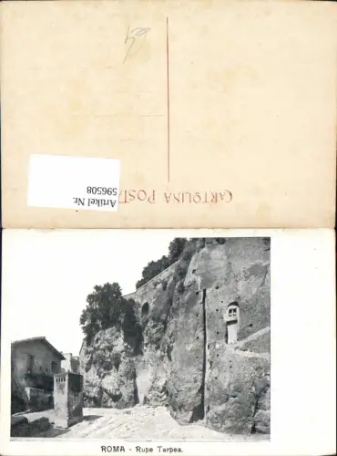 596508,Rom Roma Rupe Tarpea Italy