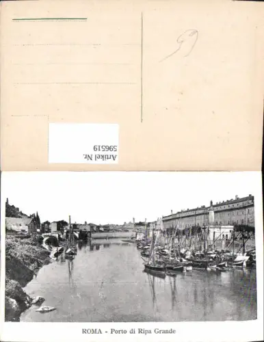 596519,Rom Roma Porto di Ripa Grande Segelboote Boote Italy