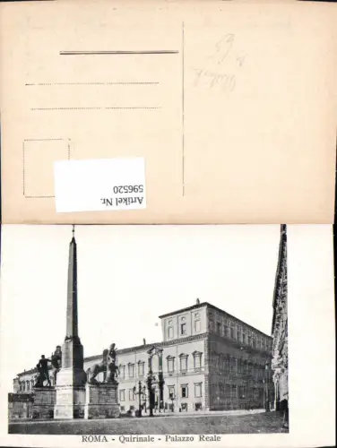 596520,Rom Roma Quirinale Palazzo Reale Obelisk Italy