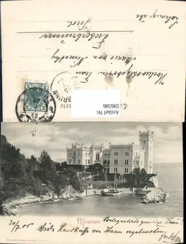 596586,Triest Trieste Schloss Miramare Castello di Miramare Italy