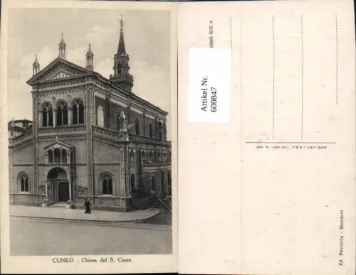 600847,Cuneo Chiesa del S. Cuore Kirche Italy