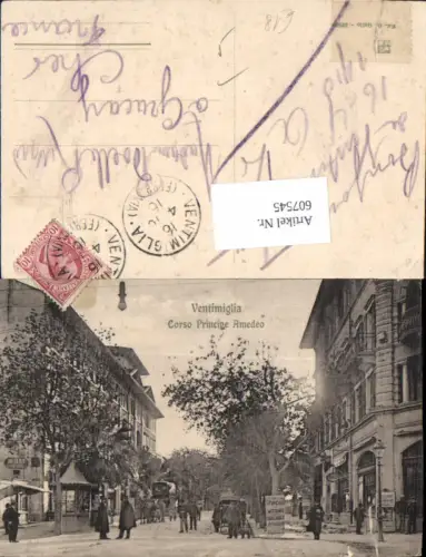 607545,tolle AK Ventimiglia Corso Principe Amedeo