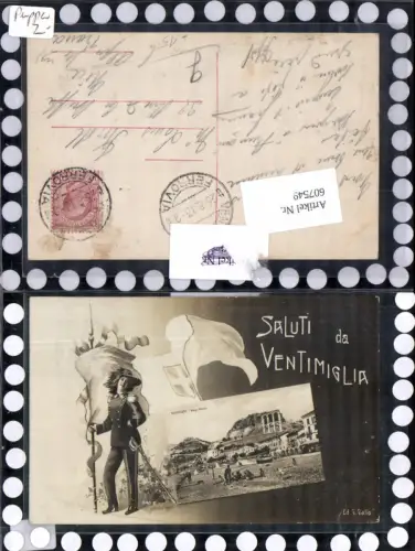 607549,Saluti di Ventimiglia Patriotik Frau Uniform Borgo Marina