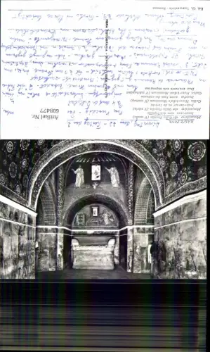 608477,Foto Ak Ravenna Mausoleo di Galla Placidia Eingang Mausoleum Italy