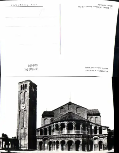 608488,Foto Ak Italy Murano S. Donato Veduta esterna dell Abside Kirche
