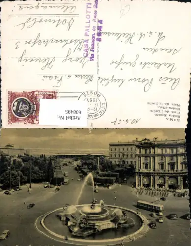 608495,Italy Roma Rom Piazza dell Esedra Esedra Square Springbrunnen Brunnen