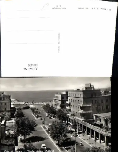 608499,Foto Ak Lido di Roma Rom Viale della Marina Italy