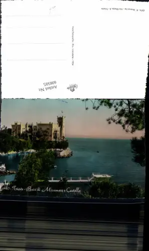 608505,Italy Trieste Triest Baia di Miramare e Castello