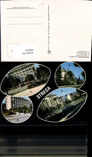 608516,Mehrbild Ak Stresa Lago Maggiore Hotel La Palma Astoria Borromeo Regina Italy