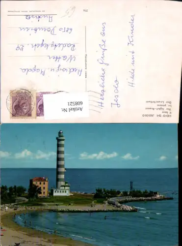 608521,Italy Lido di Jesolo Il faro Leuchtturm