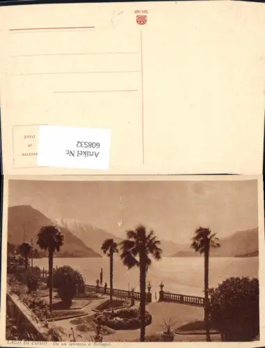 608532,Italy Lago di Como Da un terrazzo e Bellagio