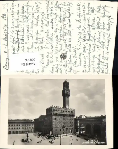 608536,Foto Ak Firenze Florenz Piazza della Signoria Italy