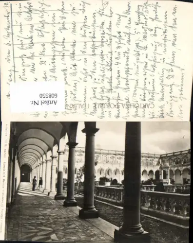 608550,Foto Ak Napoli Neapel Certosa di S. Martino Il Chiostro Kirche Kreuzgang Italy