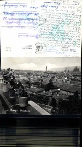 608571,Foto Ak Firenze Panorama Florenz Italy