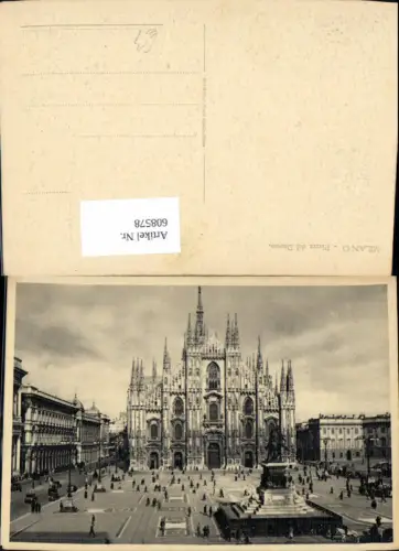 608578,Italy Milano Mailand Piazza del Duomo Dom