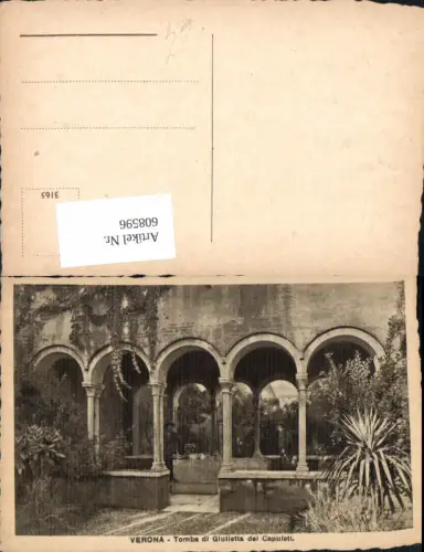 608596,Italy Verona Tomba di Giulietta de Capuleti Julia Grab